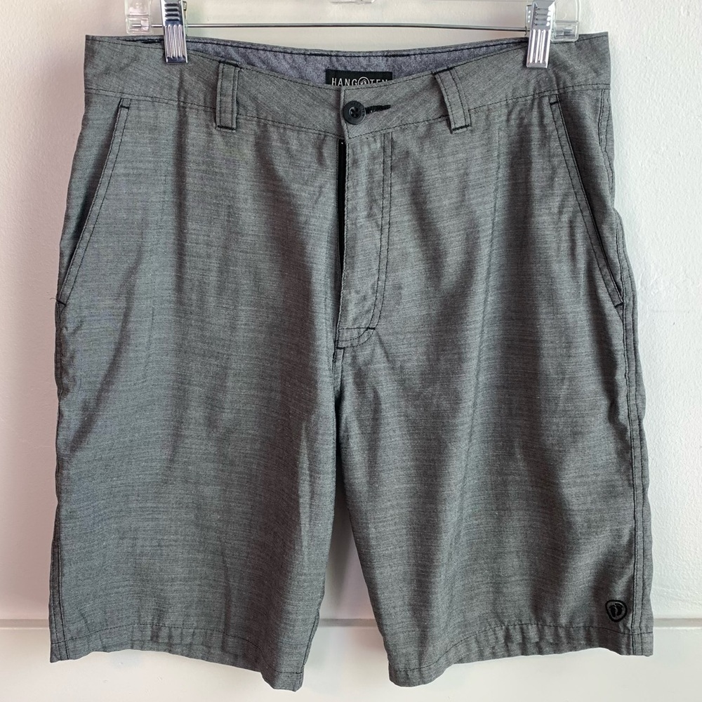 Hang Ten Gray Striped Chino Shorts